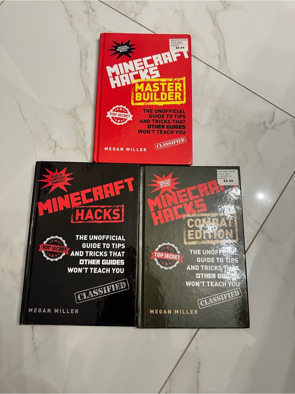 Minecraft Hacks Book Bundle - Red & Black Covers